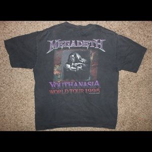 1995 megadeath Tour Shirt